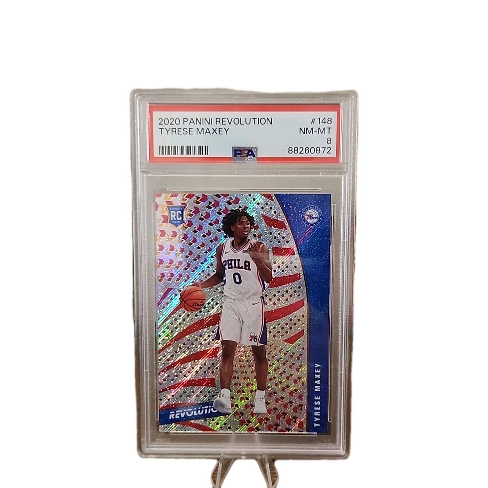 2020-21 Panini Revolution Tyrese Maxey RC Rookie #148 76ers