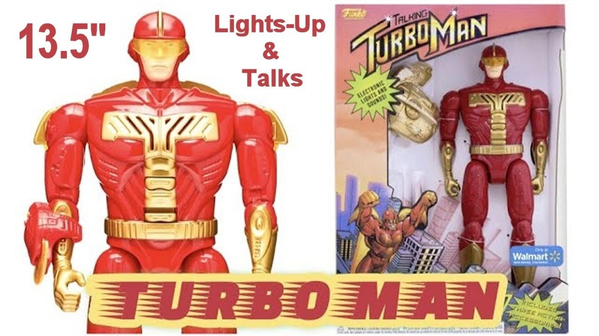 Funko 80-618 Talking Turbo Man Jingle All The Way Action