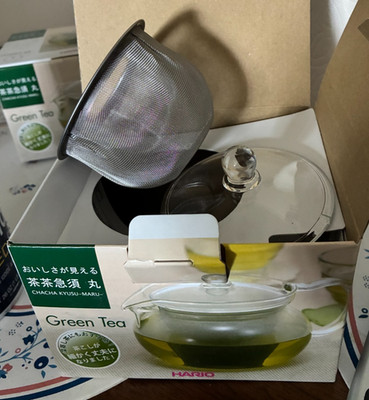 Hario 300 450 700ml Replacement Strainer & Glass Lid - Teapot ChaCha Kyusu Maru