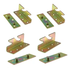 1 Set 83x33x26mm Bed Insert Fitting, Heavy Duty Bed Rail Bracket, Connector