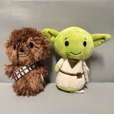 Hallmark Itty Bittys Star Wars Plush Lot Chewbacca Yoda Mini 4 Inch