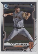 2021 Bowman Draft Chrome Eric Silva #BDC-162 4s2