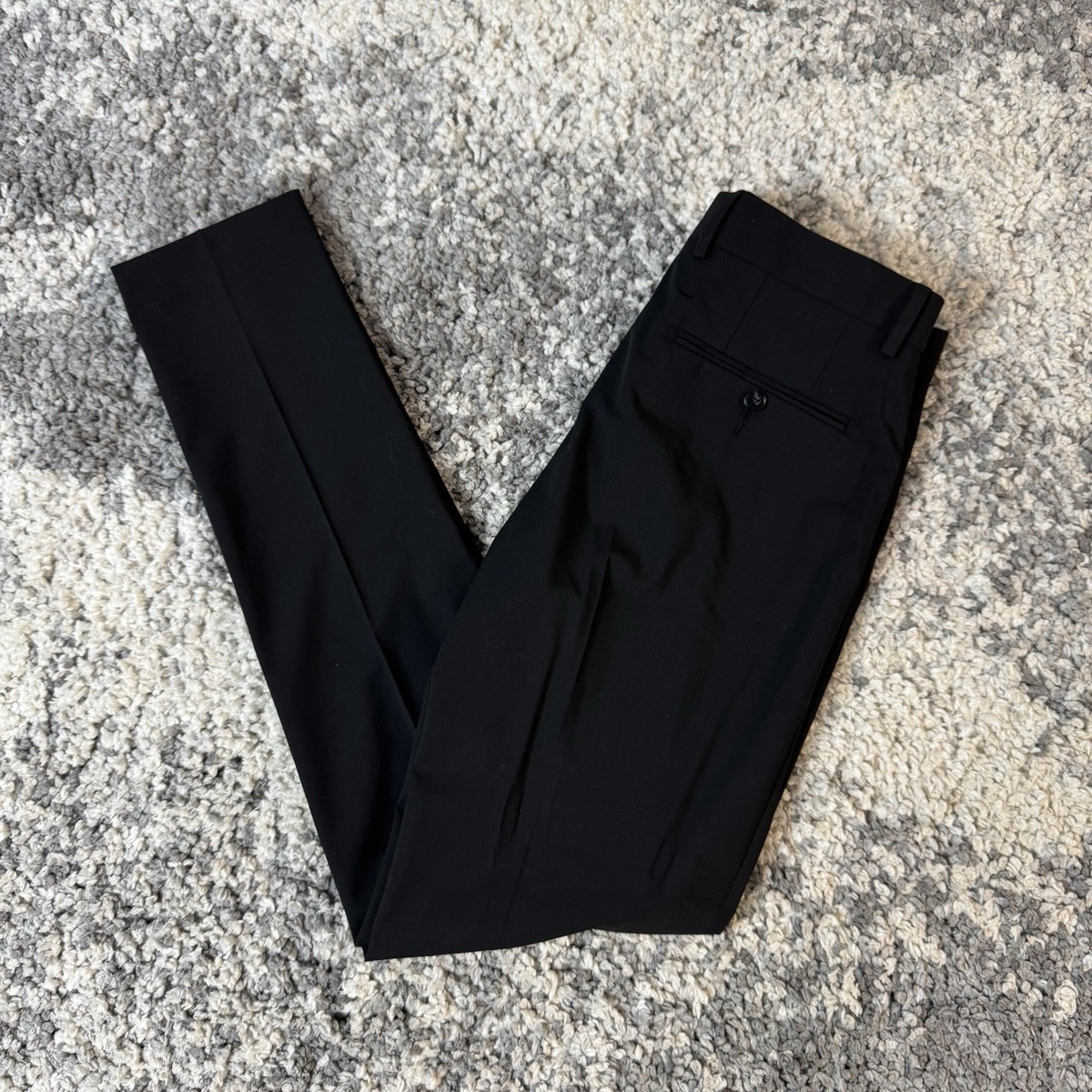Noak, Men's 'Camden' Skinny Premium Fabric Suit Pants in Black, US Size:  32x32 | eBay
