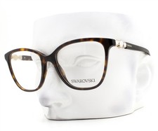 Swarovski Eyeglasses SK 2020 1002 Glasses Brown Havana w/ Crystals 54mm No Case