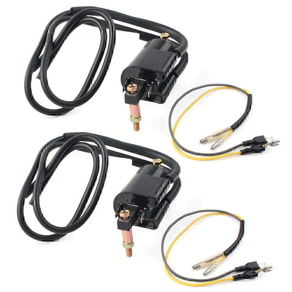 2 Sets Ignition Coils with Wire for Honda CB550SC/650/700SC/750/900/1000/1100F Foto 4 de 4