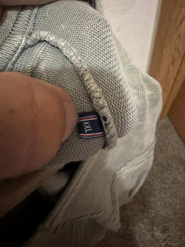 Suéter de Colección Armani Jeans AJ Eagle Logo Cuello en V Para Hombre XXL 100% Algodón Italia Foto 4 de 4