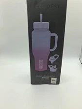 Coldest Limitless Series  Water Bottle with 3 lids Monsoon Colors 36 OZ Rare LE