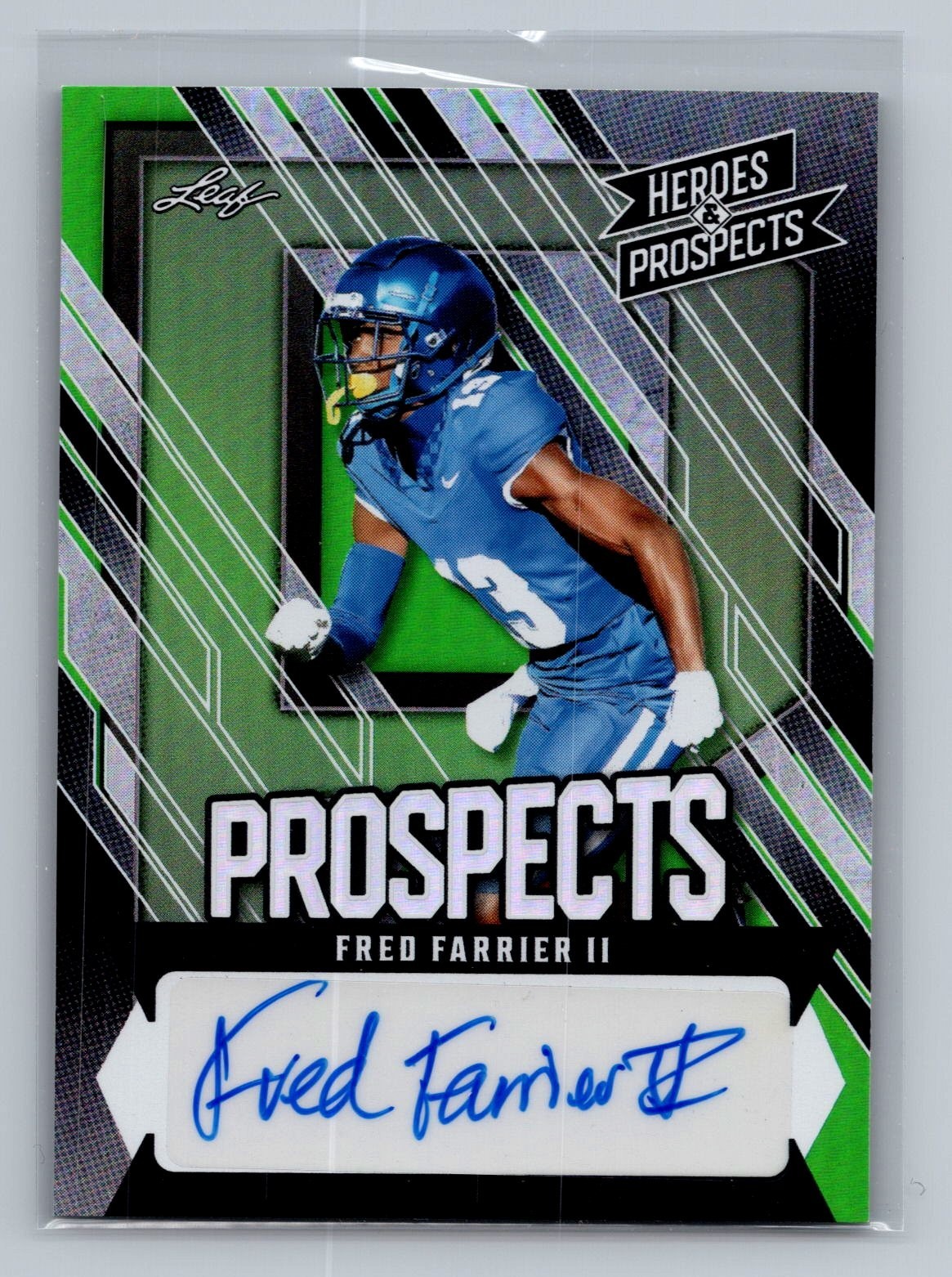 FRED FARRIER II 2024 LEAF HEROES & PROSPECTS AUTO #AP-FF1 1/10