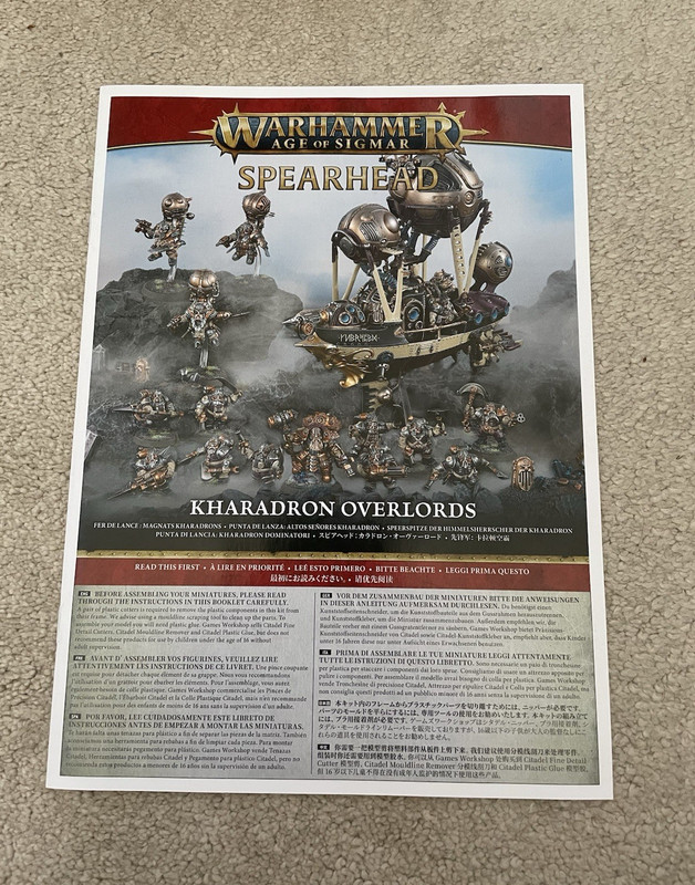 Warhammer Age of Sigmar Spearhead Kharadron Overlords - new on sprue