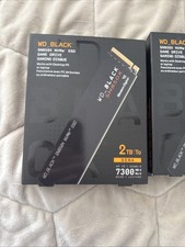 New Western Digital WD Black SN850X 2TB 2280mm M.2 NVMe Gen 4.0 x 4 SSD