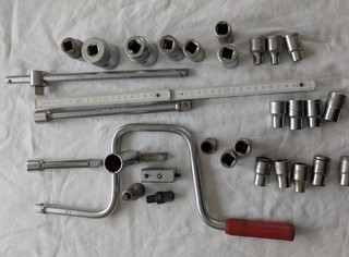 KONVOLUT STECKNÜSSE VERLÄNGERUNG WÜRTH GEDORE DOVIDAT von 32 bis 8 mm