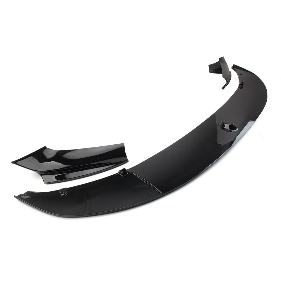 Front Bumper Spoiler Lip Black For BMW 5 Series F10 M Sport 2011-2016 US Stock Foto 3 de 4