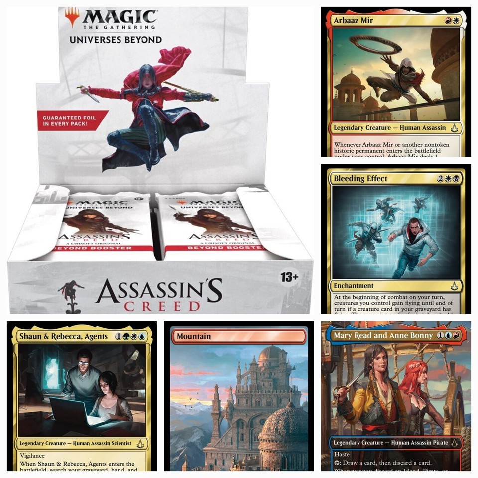 MTG Magic Universes Beyond Assassin's Creed Einzelkarten ohne Foil Sleeved NM EN