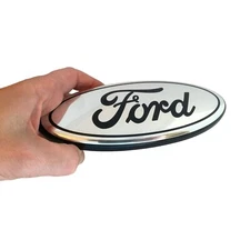 2pcs Mirror badge Rear Tailgate+Front Grille Logo Ford F150,350 without camera