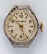 Vintage Bulova 6AM 17 Jewels Ladies Watch Swiss movement Parts or Repair