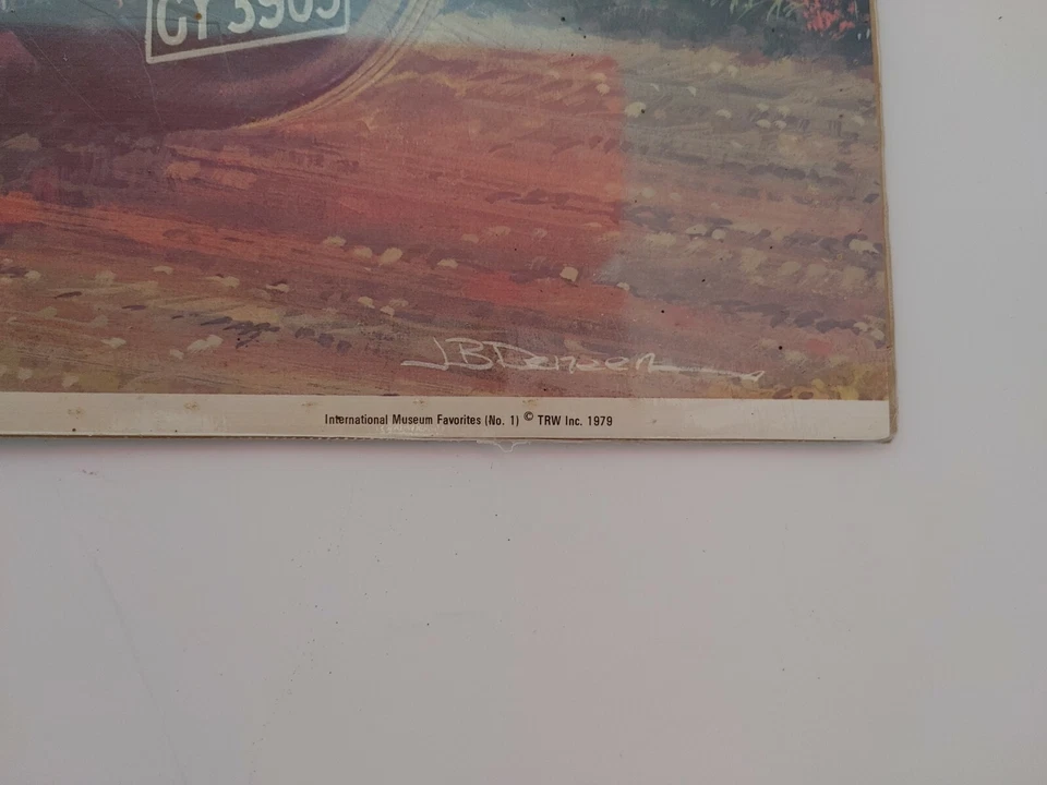 1979 J B Deneen Lithograph Print  International Museum Favorites #1 Bentley - Image 4 of 4