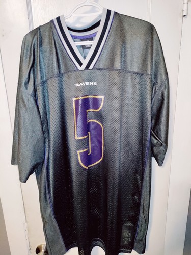 Maillot De Football Américain Baltimore Ravens Signé Par Joe Flacco - Authentifié JSA (James Spence Authentication)