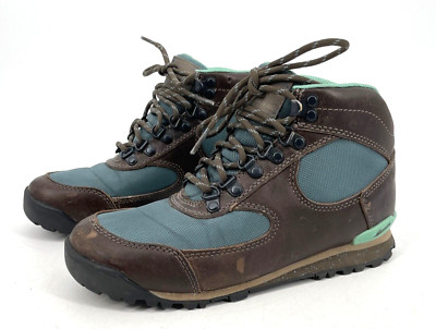 Danner Dry womens 6M Jag Hiking Boots Waterproof brindle/goblin blue lace up