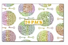 20 x Shield and Key ID Card Hologram Overlay | IDOV_517