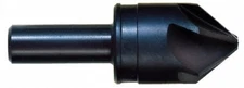 Hertel 1" Head Diam, 1/2" Shank, 6 Flute 82� High Speed Steel Countersink 2-3...