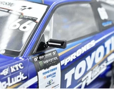 Reve D 1/10 RC Car SIDE VIEW MIRRORS Flex GT (2PCS) -BLACK- #DB-M01-AK