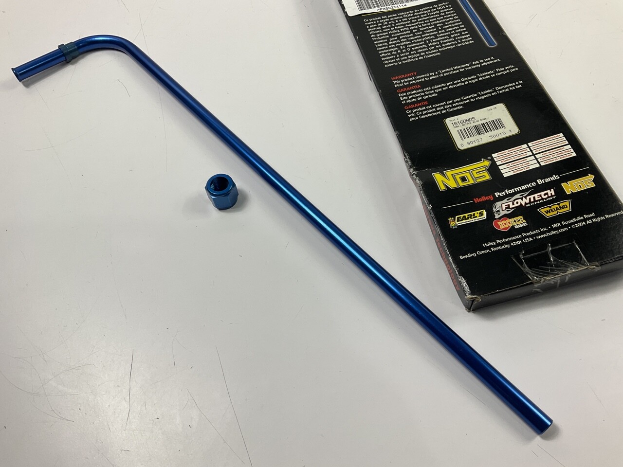 Holley 16160NOS 90 Degree Nitrous NOS Bottle Blowdown Tube Blue eBay