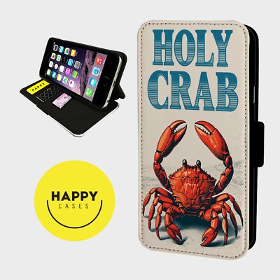 HOLY CRAB OCEAN CRUSTATION - Kunstleder Flip Handyhülle - iPhone/Samsung
