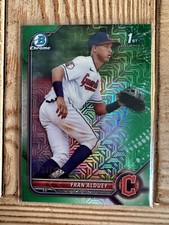 2022 Bowman Chrome Fran Alduey  BCP-39 Green Mega Box /99 - Cleveland Guardians
