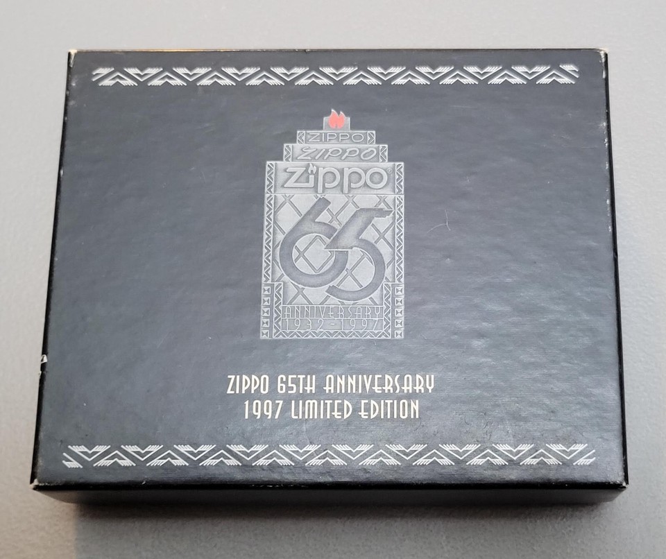 ZIPPO Cigarette Case / Cigarette Holder 1997 65th Anniversary eBay