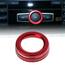 Red Aluminum Alloy Sound Volume Central Knob Cover Fits 14-20 X156 GLA250 GLA45