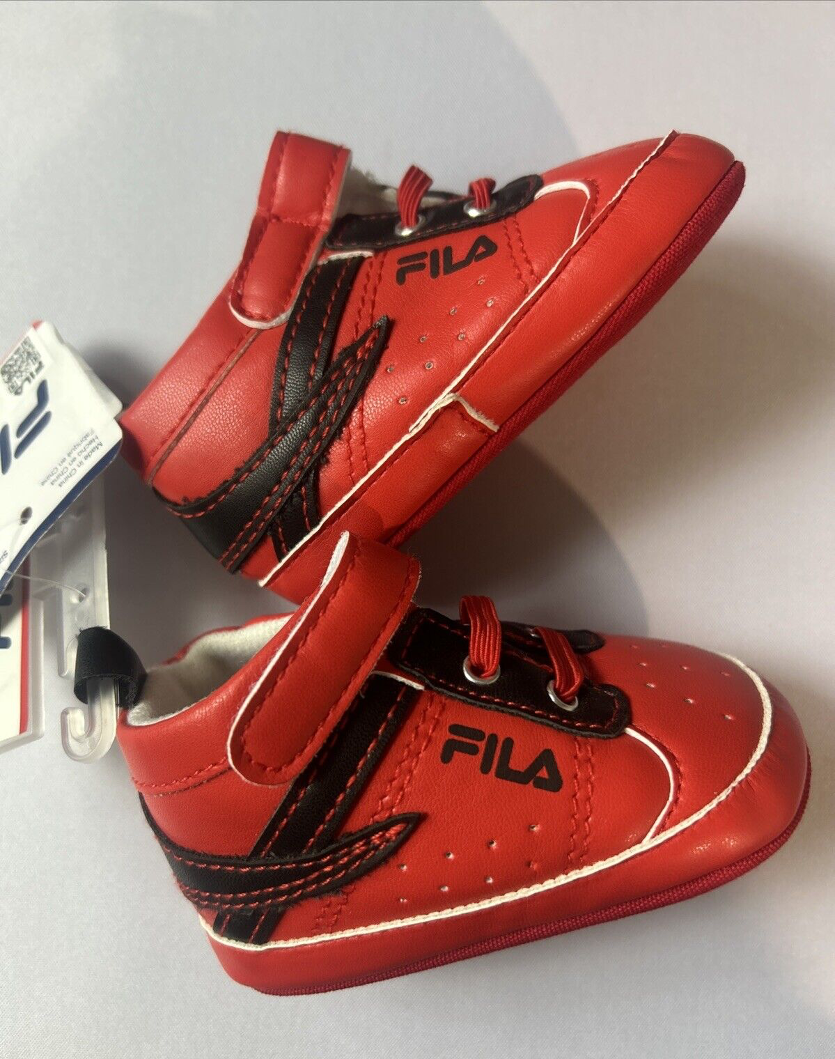 PONY FILA PRE WALKER SCARPE CULLA NEONATO BAMBINO RAGAZZI SNEAKERS ALTE 6 9 mesi
