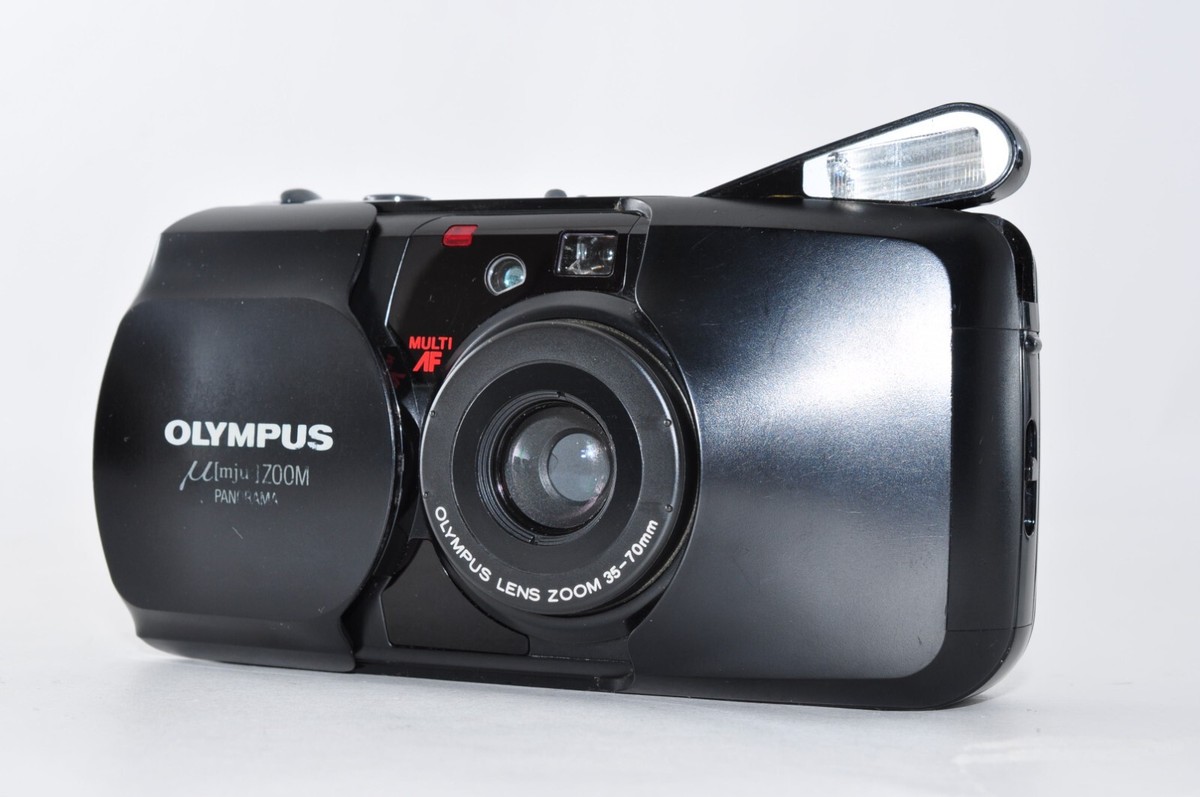OLYMPUS μ[mju:] PANORAMA ブラック OLYMPUS μ[mju:] ZOOM PANORAMA black 【公式通販】