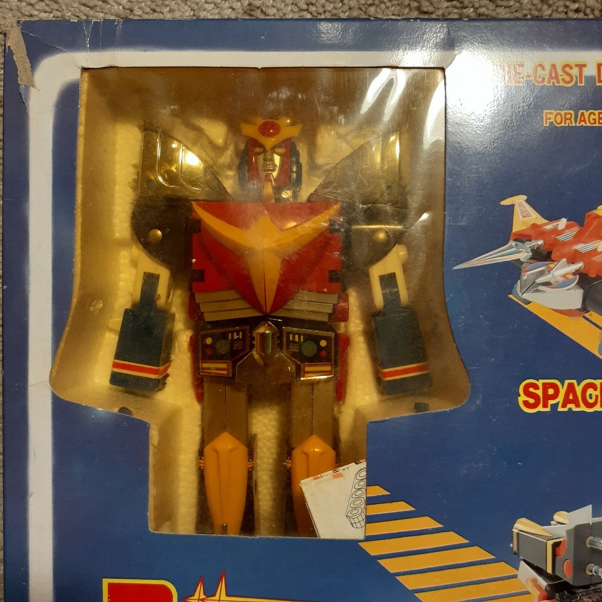 Vintage DELUXE DAITARN 3 Diecast PLAYBOT Robot Ditank Space