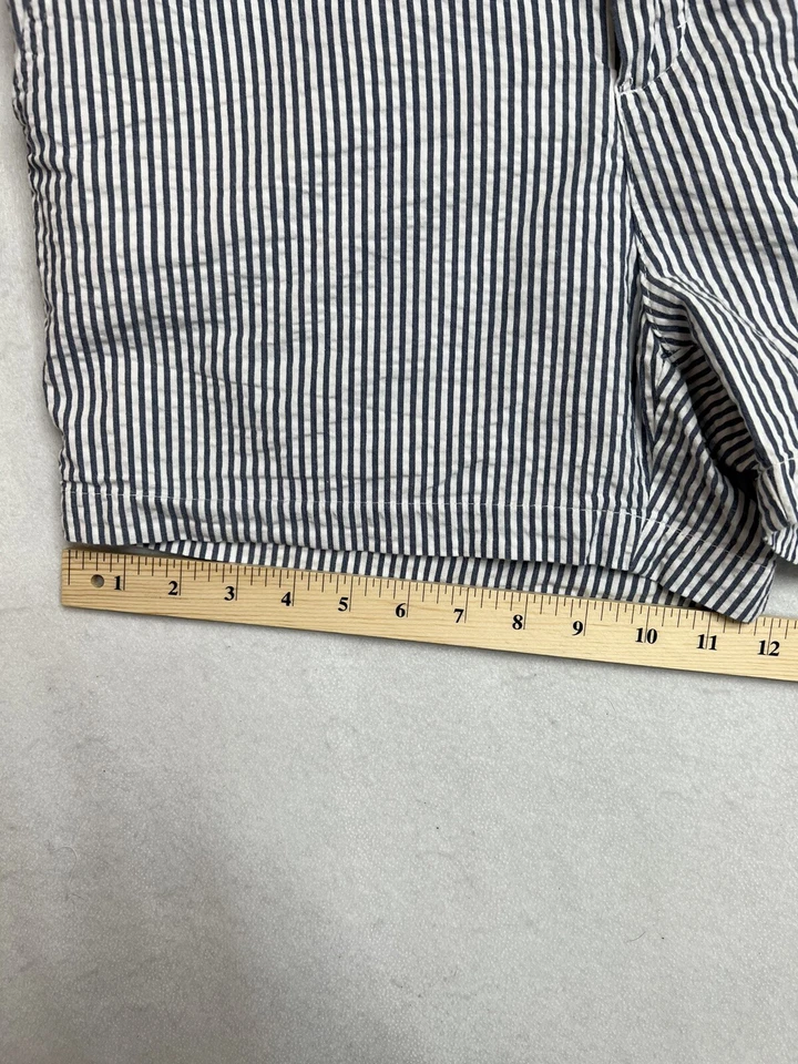 CYNTHIA ROWLEY LINO CHINO SHORTS MUJER TALLA 12 RAYAS Foto 4 de 4