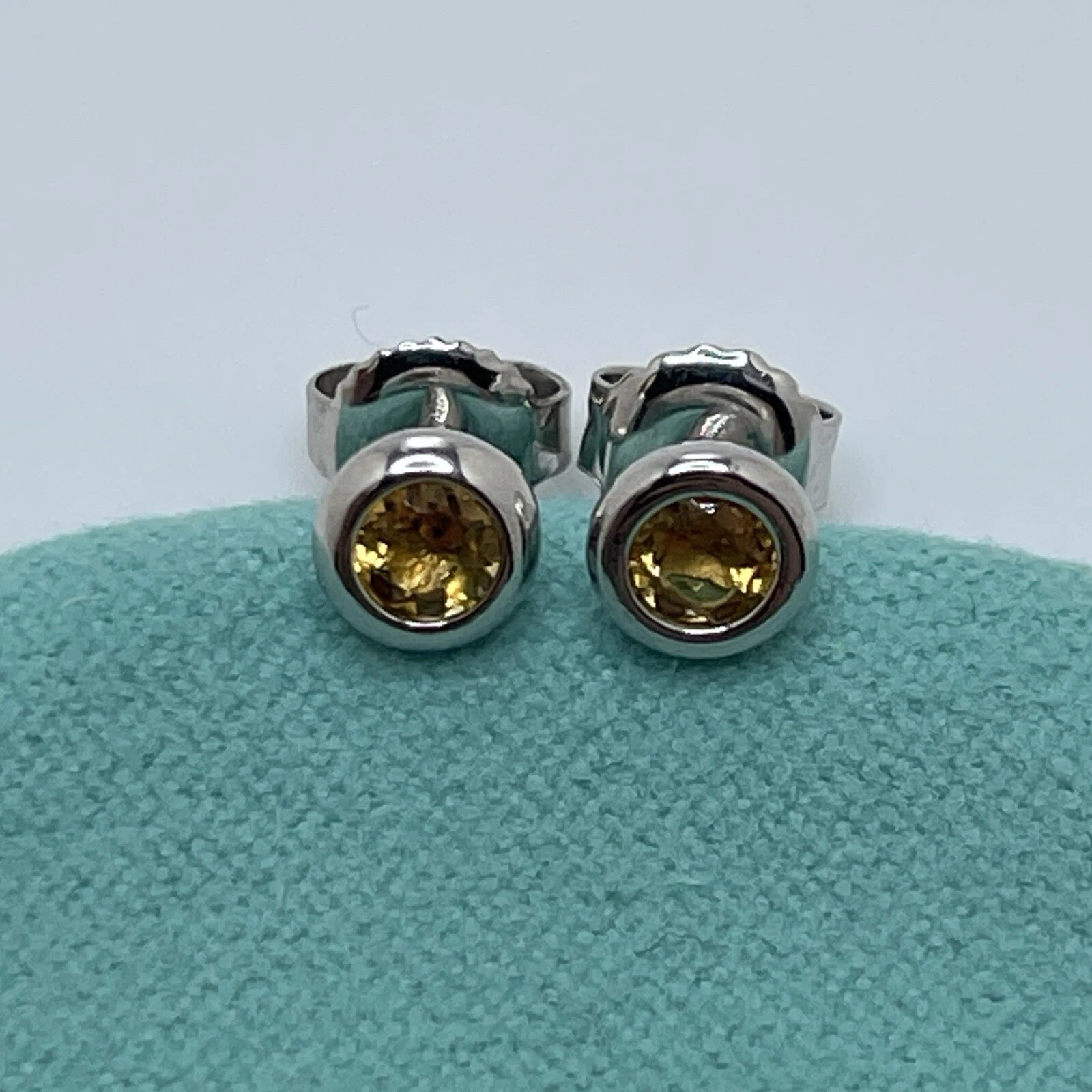 Tiffany & Co. Elsa Peretti Color by the Yard Citrine Stud Earrings