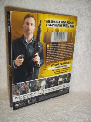 Nobody (Blu-ray/DVD, 2021) Bob Odenkirk RZA action thriller comedy