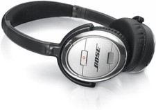 Bose QuietComfort 3 QC3 Noise Cancelling On-ear Wired Headphones Headset Silver.