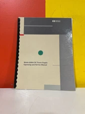 HP 06299-90001 Model 6299A DC Power Supply Manual Changes