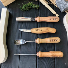 Bowl carving kit, Carving kit, Carving tools, Spoon carving tools, Chisels set