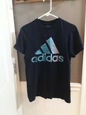 Men's Adidas The Go To Tee blue ss sz S GUC FAST SHIP