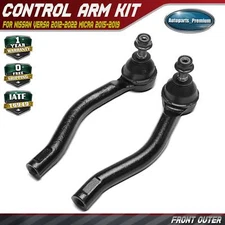 2Pcs Front Outer Tie Rod End for Nissan Versa 2012-2022 Micra 15-19 Versa Note