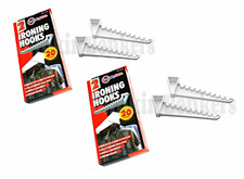 4 OVER THE DOOR TOWEL HOOK BATHROOM HANGER OVERDOOR HOME BATH ROBE WHITE 2C