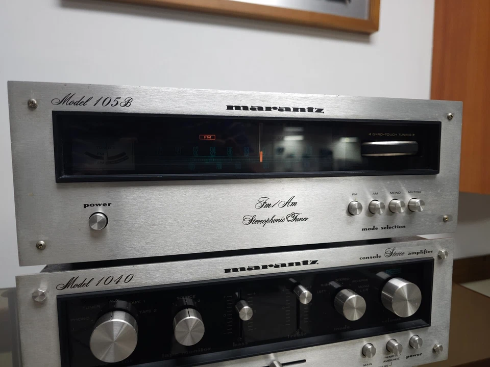 马兰士 1040 放大器 重装 操作 带和调谐器 型号 105B。 — 第 3/4 张图片
