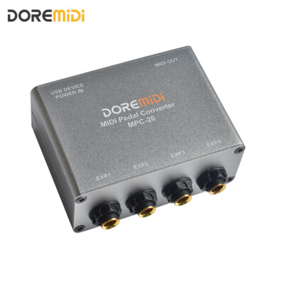 DOREMIDI Expression Pedal Converter Pedal Sustain Pedal Expander MPC-20