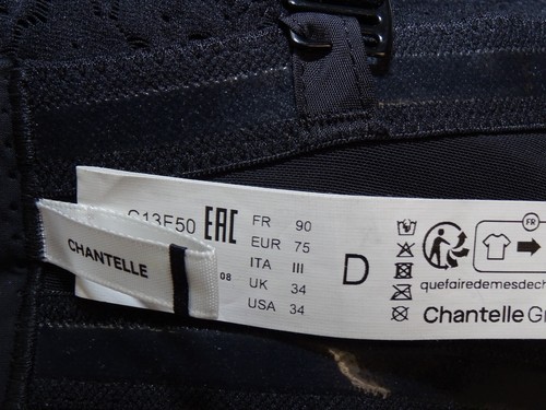 Chantelle 13F5# Norah Comfort Strapless Lined Underwire Bra US 34 D - Picture 6 of 6