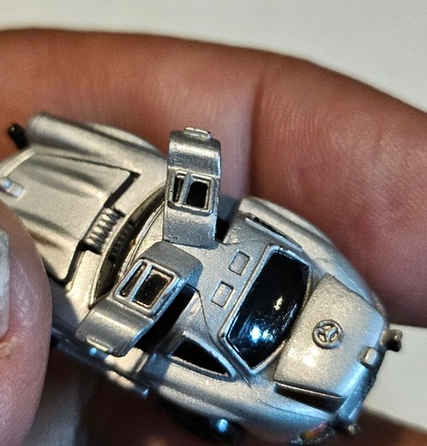 Vtg 1988 Galoob Micro Machines Mercedes-Benz 300 SL Gullwing Deluxe SILVER - Picture 9 of 11