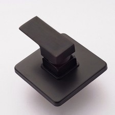 Black Shower Faucet Control Valve Simple Wall Mount 1 Handle Brass Mixer Control