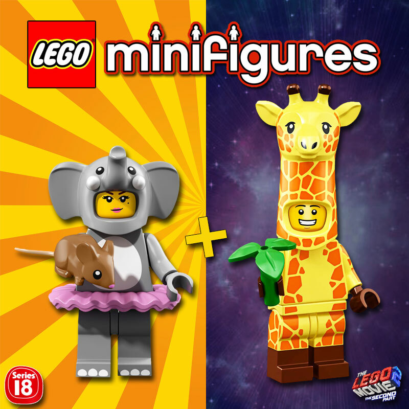 LEGO Minifigures 71021 71023 duo de figurines neuves à offrir aux passionnés