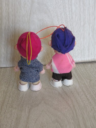 VTG Lot 7 Sutton & Sons Les Petites Mascottes Pixie Elf Ornaments Vinyl 4" READ - Picture 17 of 24