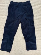Vintage Navy Blue L.L. Bean Corduroy Straight Leg Pants Women  s Size 12